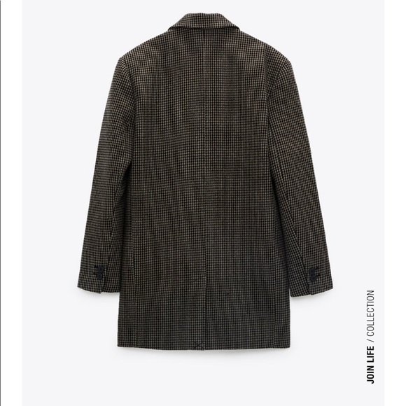 Zara Houndstooth Blazer - Picture 7 of 10